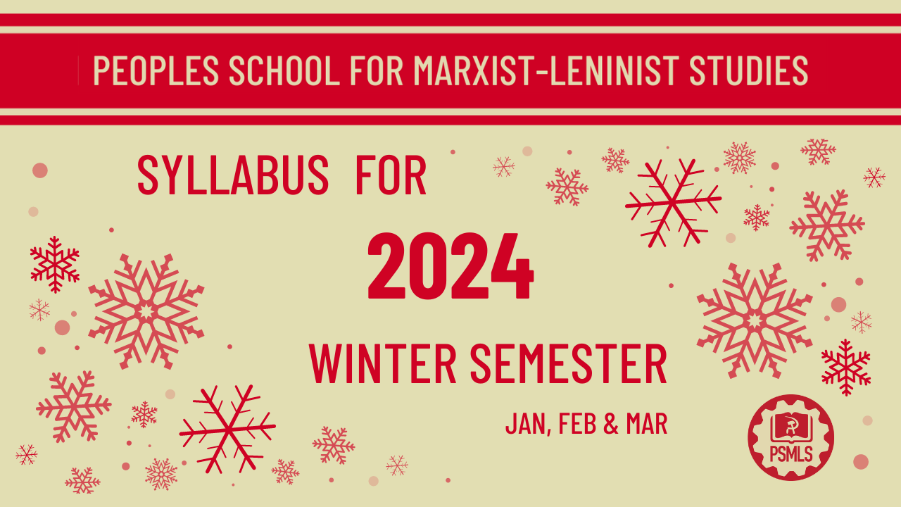 PSMLS Winter Syllabus for 2024